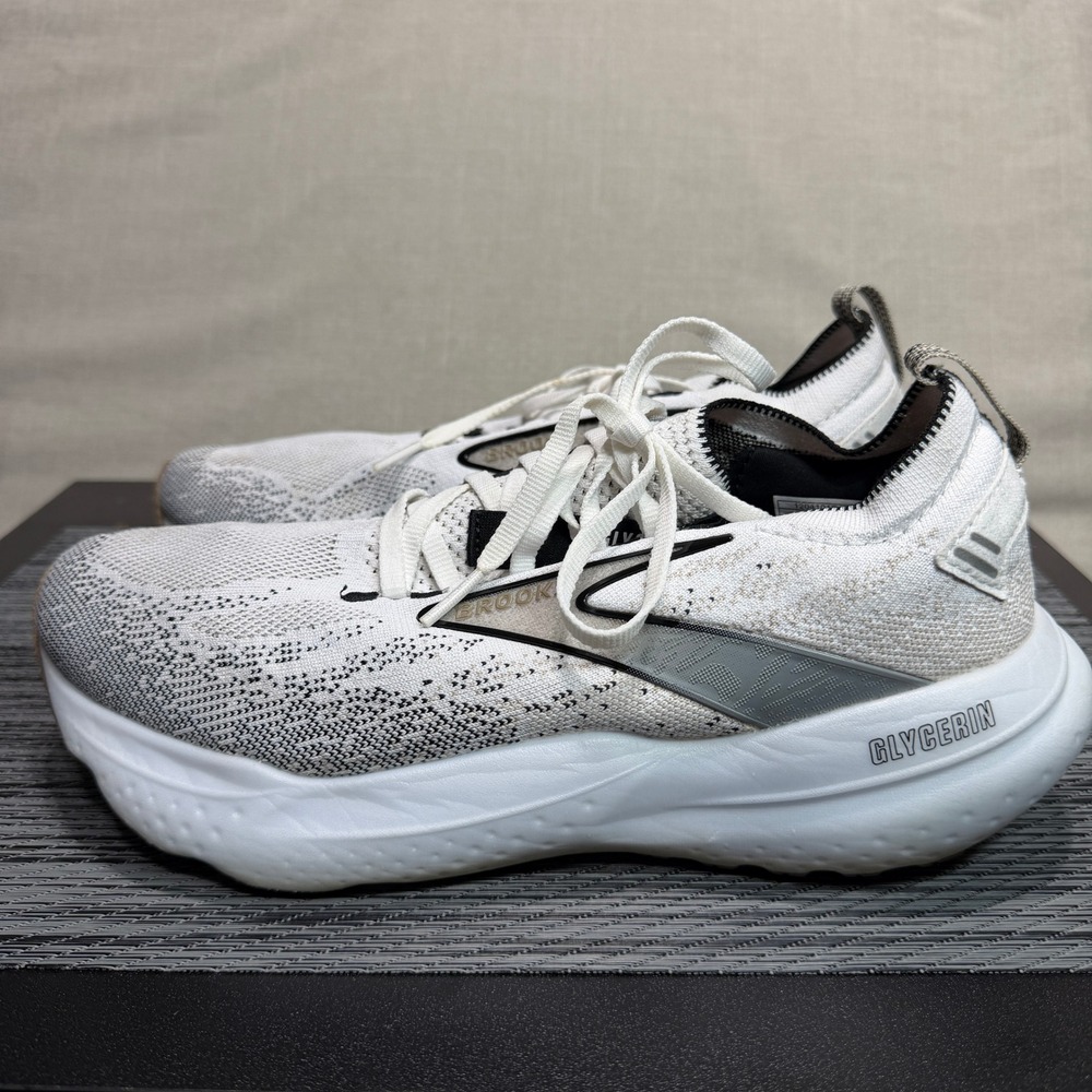 Brooks Glycerin StealthFit 21 Shoes - Women Size 9 - White 1204101B135 Running